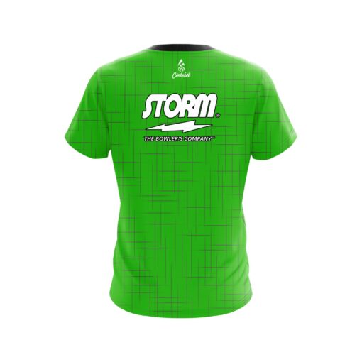 Storm Rising Green CoolWick Bowling Jersey - Image 2