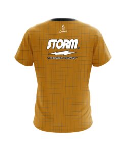 Alternative view of Storm Rising Orange CoolWick Bowling Jersey