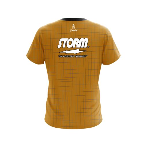 Storm Rising Orange CoolWick Bowling Jersey - Image 2