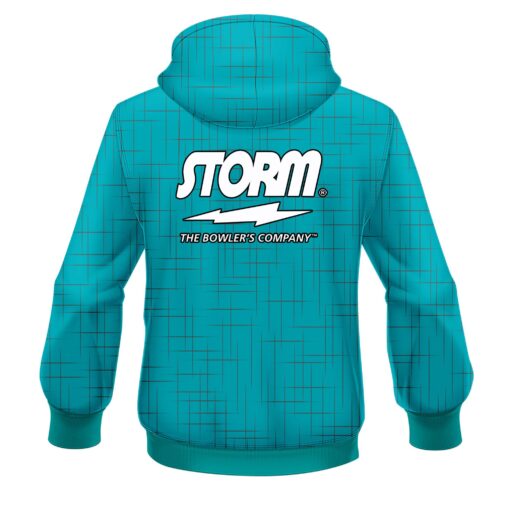 Storm Rising Teal CoolWick Bowling Jersey - Image 4