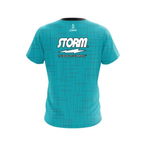 Storm Rising Teal CoolWick Bowling Jersey - Image 2