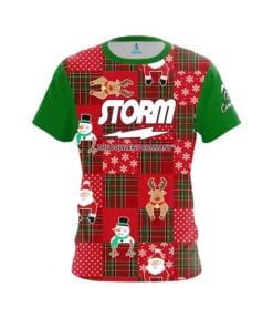 Storm Ugly Sweater Christmas Quilt Holiday Time Bowling Jersey