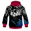 SWAG Level Up Blue CoolWick Bowling Hoodie