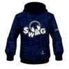 SWAG Rising Navy Blue CoolWick Bowling Hoodie