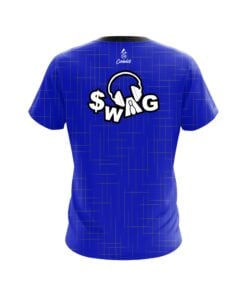 Alternative view of SWAG Rising Blue CoolWick Bowling Jersey