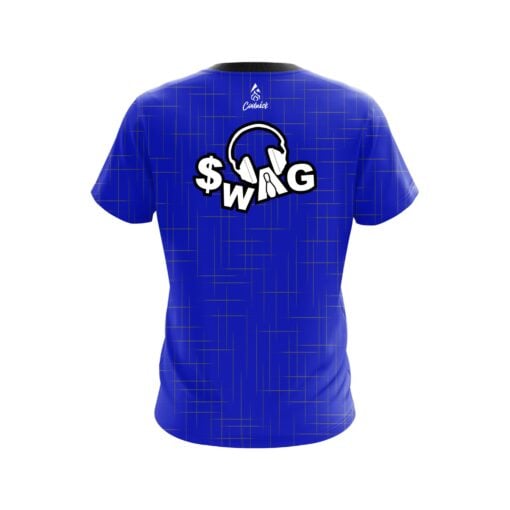 SWAG Rising Blue CoolWick Bowling Jersey - Image 2