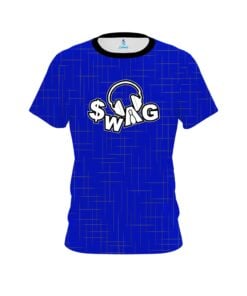 SWAG Rising Blue CoolWick Bowling Jersey