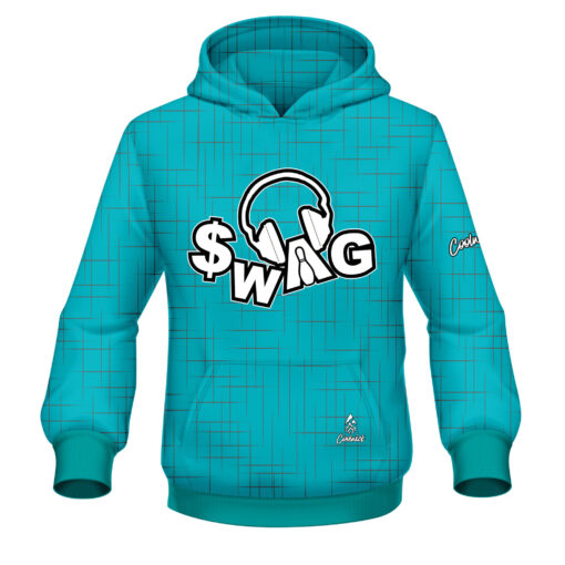 SWAG Rising Teal CoolWick Bowling Jersey - Image 3
