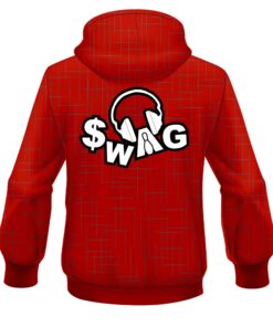 Alternative view of SWAG Rising Red CoolWick Bowling Hoodie