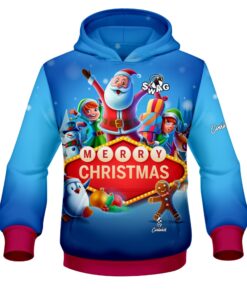 SWAG Vegas Christmas CoolWick Bowling Hoodie