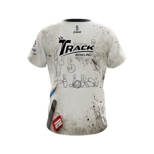 Track Drawing Board CoolWick Bowling Jersey - Image 2
