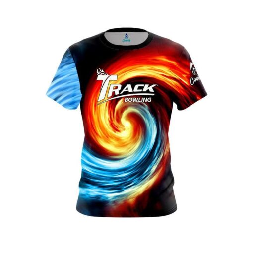 Track Fire and Ice Vortex CoolWick Bowling Jersey