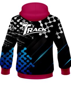 Alternative view of Track Level Up Blue CoolWick Bowling Hoodie