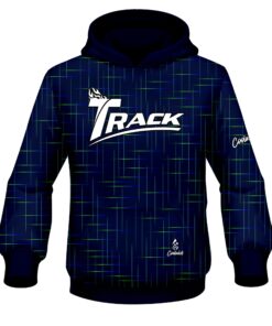 Track Rising Navy Blue CoolWick Bowling Hoodie