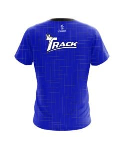Alternative view of Track Rising Blue CoolWick Bowling Jersey