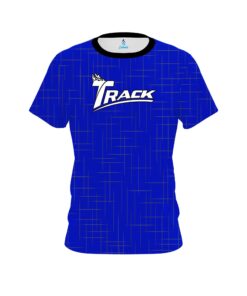 Track Rising Blue CoolWick Bowling Jersey