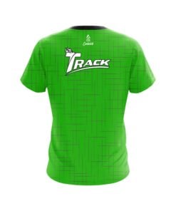 Alternative view of Track Rising Green CoolWick Bowling Jersey