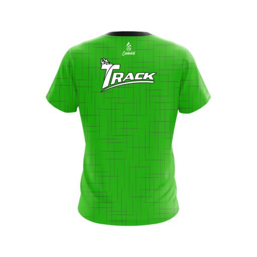 Track Rising Green CoolWick Bowling Jersey - Image 2