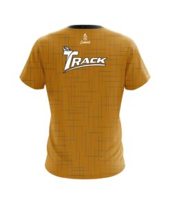 Alternative view of Track Rising Orange CoolWick Bowling Jersey