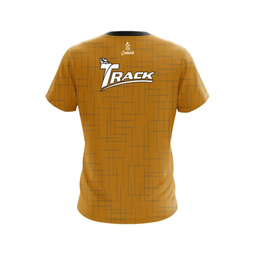 Track Rising Orange CoolWick Bowling Jersey - Image 2