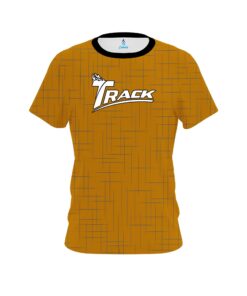 Track Rising Orange CoolWick Bowling Jersey