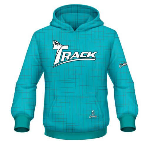 Track Rising Teal CoolWick Bowling Jersey - Image 3
