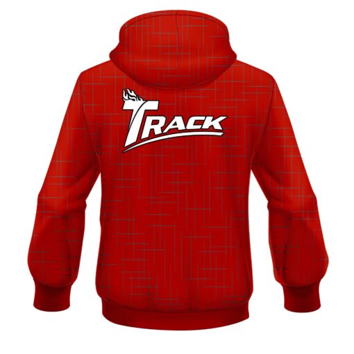 Track Rising Red CoolWick Bowling Hoodie - Image 2