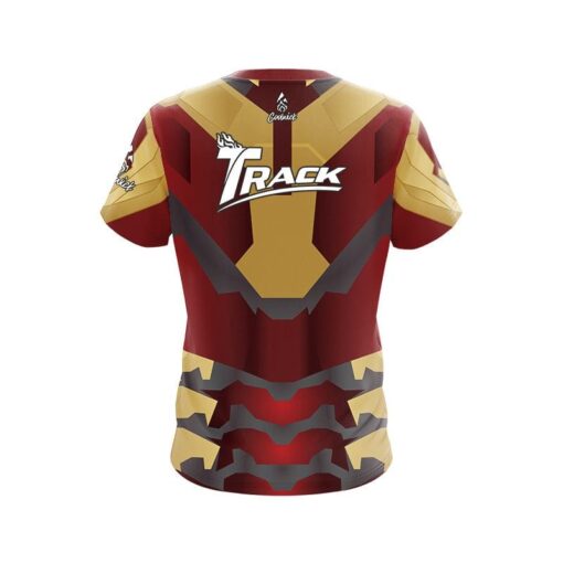Track Super Hero 5 CoolWick Bowling Jersey - Image 2