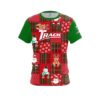 Track Ugly Sweater Christmas Quilt Holiday Time Bowling Jersey
