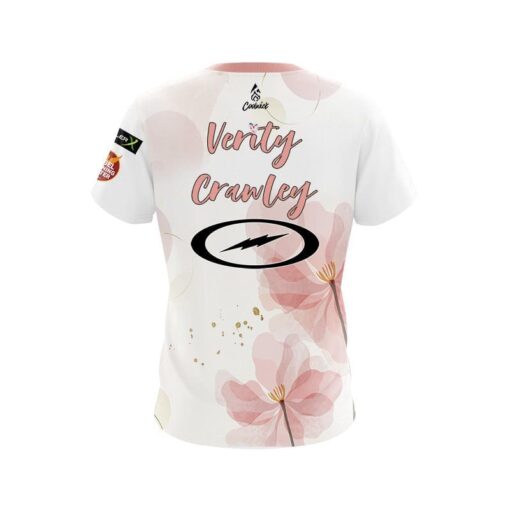Verity Crawley Flower Power Forever Young Collection CoolWick Bowling Jersey - Image 2