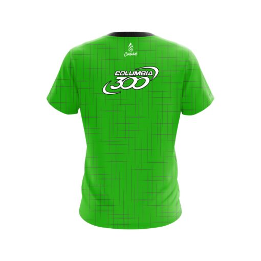 Columbia 300 Rising Green CoolWick Bowling Jersey - Image 2