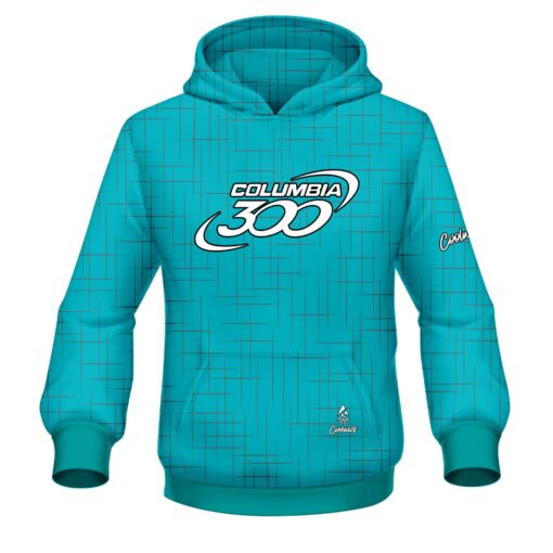 Columbia 300 Rising Teal CoolWick Bowling Jersey - Image 3