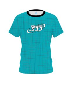 Columbia 300 Rising Teal CoolWick Bowling Jersey