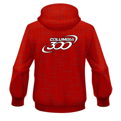 Columbia 300 Rising Red CoolWick Bowling Hoodie - Image 2