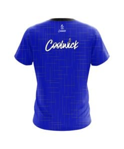 Alternative view of Signature Coolwick Rising Blue Bowling Jersey