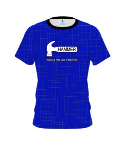 Hammer Rising Blue CoolWick Bowling Jersey