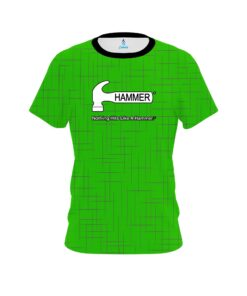 Hammer Rising Green CoolWick Bowling Jersey