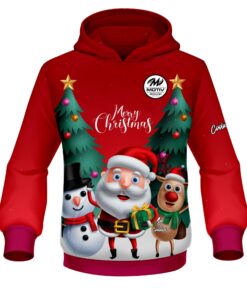 Motiv Full Christmas CoolWick Bowling Hoodie