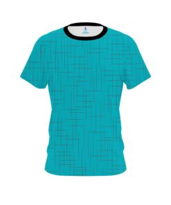Plain Rising Teal CoolWick Bowling Jersey