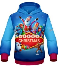 Plain Vegas Christmas CoolWick Bowling Hoodie