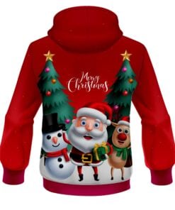 Alternative view of Pyramid Full Christmas CoolWick Bowling Hoodie