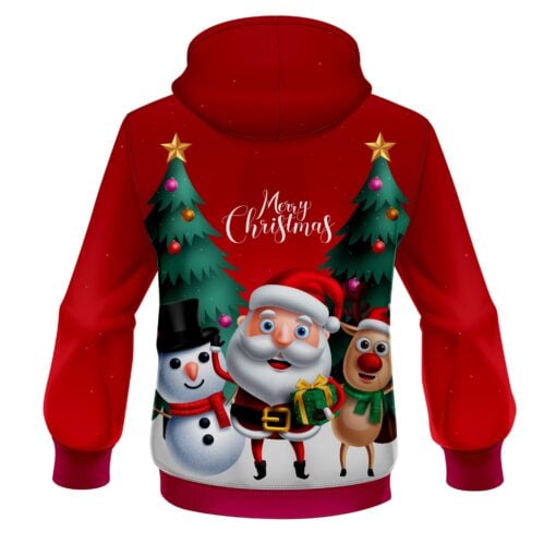 12Bagger Full Christmas CoolWick Bowling Hoodie - Image 2