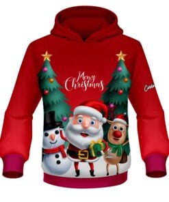 Plain Full Christmas CoolWick Bowling Hoodie