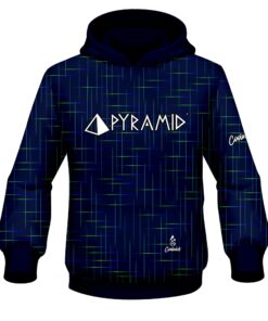 Pyramid Rising Navy Blue CoolWick Bowling Hoodie