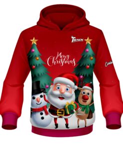 Track Full Christmas CoolWick Bowling Hoodie