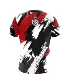 Alternative view of 12Bagger Red Hexagram CoolWick Bowling Jersey