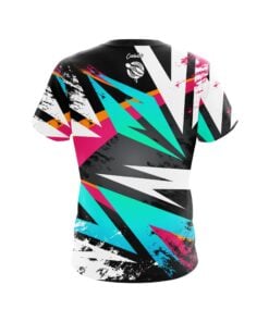 Alternative view of 12Bagger Bowling Strikers Laneside Prizm Teal CoolWick Bowling Jersey