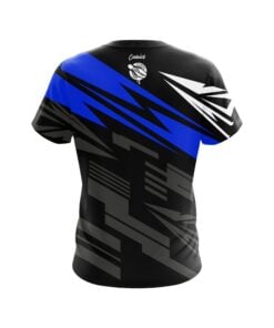 Alternative view of 12Bagger Bowling Strikers Main Stage Prizm Blue CoolWick Bowling Jersey