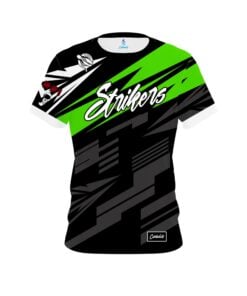 12Bagger Bowling Strikers Main Stage Prizm Green CoolWick Bowling Jersey