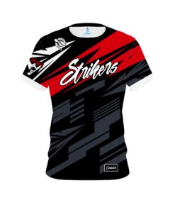 12Bagger Bowling Strikers Main Stage Prizm Red CoolWick Bowling Jersey